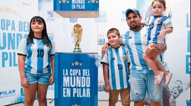 La Copa del mundo estuvo en el Club Luchetti de Villa Rosa