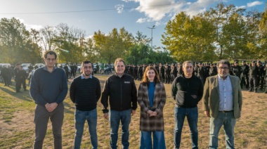 Mariel Fernández presentó la nueva base operativa de la UTOI en Moreno