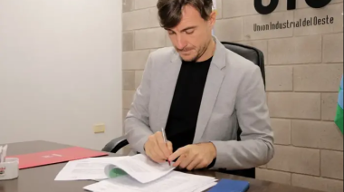 Morón: Ghi firmó el inicio de obras de la ampliación del Parque Industrial La Cantábrica