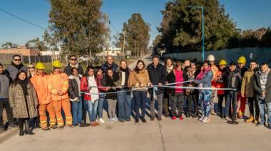 Mariel Fernández inauguró la obra de la Avenida Moctezuma en La Reja