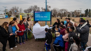 Mariel Fernández inauguró obras en Cuartel V