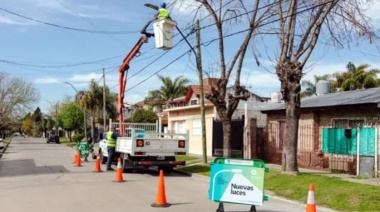Hurlingham: el intendente Damián Selci anunció el inicio del plan de recambio del parque lumínico