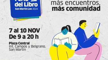 La Feria del Libro de San Martín será en noviembre