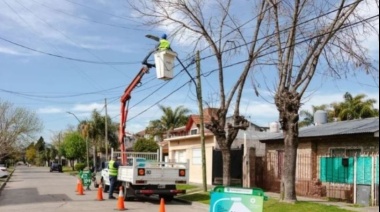 Hurlingham: 1500 luces nuevas en solo tres semanas