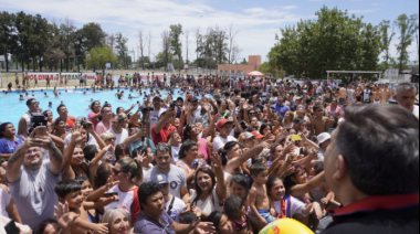 Ishii inauguró la temporada de la colonia municipal en José C. Paz
