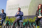 Pablo Descalzo presentó el plan estratégico de forestación