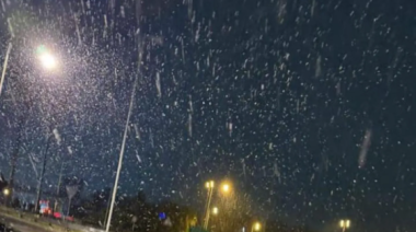 El invierno llegó con fuerza: se registraron nevadas en diferentes puntos de Zona Oeste