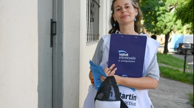 “Volvé a la Escuela” llegó casa por casa a todos los barrios de San Martín