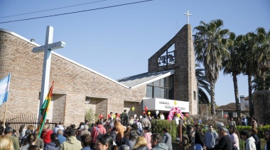 Achával acompañó a los vecinos de Manuel Alberti en sus patronales