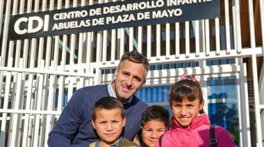 Así disfrutan los chicos del nuevo CDI de Manzone