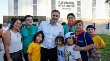 Achával inauguró el octavo Club Municipal Astolfi-Manzone