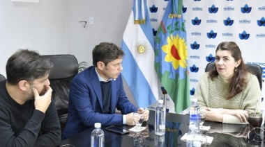 Axel Kicillof se reunió con la intendenta de Moreno Mariel Fernández