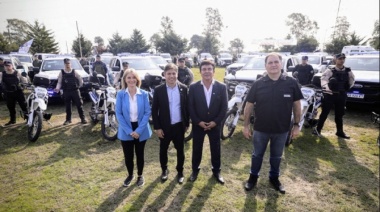 Nueva base policial en González Catán: Kicillof y Espinoza lanzaron megaoperativo