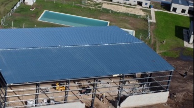 Avanzan las obras del Club Municipal Presidente Derqui Lionel Messi
