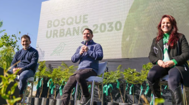 Pablo Descalzo presentó el plan estratégico de forestación