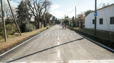 Achával recorrió Santa Rita: “Estas obras mejoran de manera integral toda la zona”
