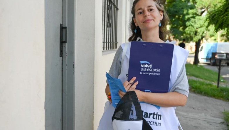 “Volvé a la Escuela” llegó casa por casa a todos los barrios de San Martín