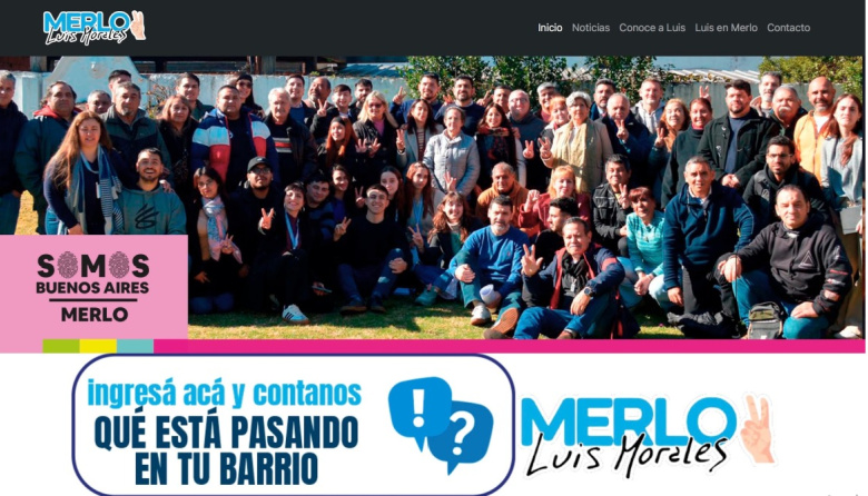 Luis Morales le abre la puerta a los vecinos de Merlo con un nuevo canal de participación.