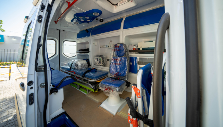 Moreno refuerza su sistema de emergencias con nuevas ambulancias