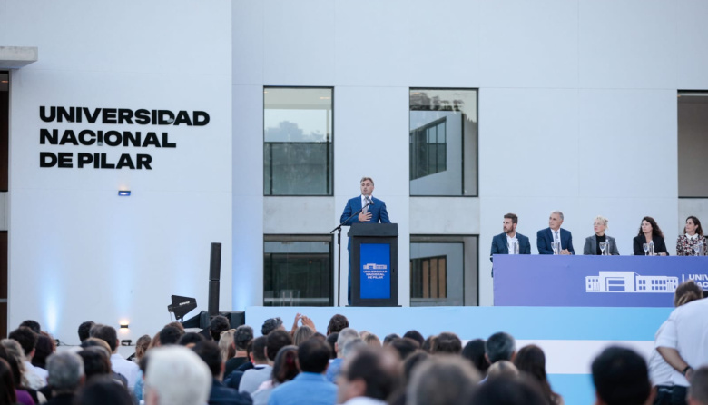 Pilar: Federico Achával inauguró el nuevo edificio de la Universidad Nacional de Pilar