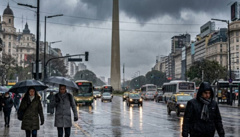 Arranca la semana con lluvias en el AMBA: cómo seguirá el tiempo