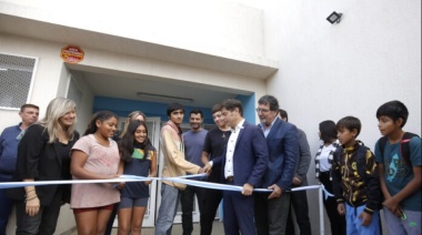 Axel Kicillof abrió un nuevo colegio en General Rodríguez
