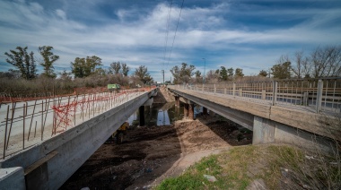 Avanza la construcción del nuevo puente en Moreno