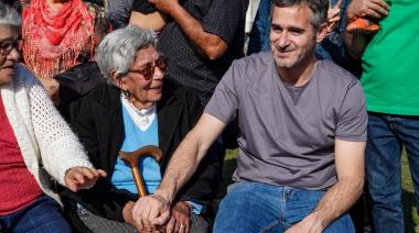El intendente Federico Achával inauguró una nueva Plaza en Tribarrial