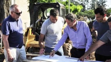 Katopodis inició obras de saneamiento en General Rodríguez