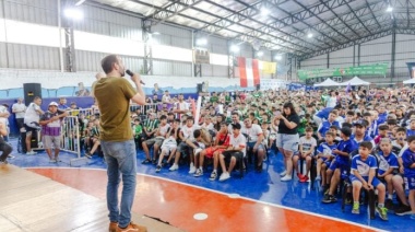 Multitudinaria fiesta del fútbol infantil en Hurlingham