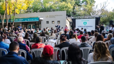 Inauguraron una clínica veterinaria municipal para la atención gratuita de mascotas en Hurlingham