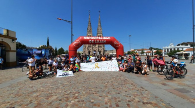 Una bicicleteada solidaria unirá Ituzaingó y Luján para visibilizar el cáncer infantil