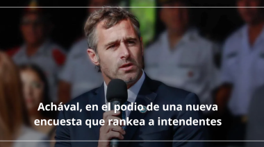 Achával, en el podio de una nueva encuesta que rankea a intendentes