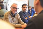 Luis Morales recibió a Julio Zamora en Merlo
