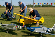 Encuentro de aeromodelismo en González Catán