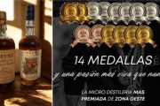 Haedo en lo más alto: la destilería Ginevré de Juan Lanuara ganó 14 medallas en un certamen internacional