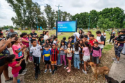 Mariel Fernández inauguró la Plaza 6 de Enero en Cuartel V