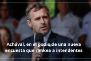 Achával, en el podio de una nueva encuesta que rankea a intendentes
